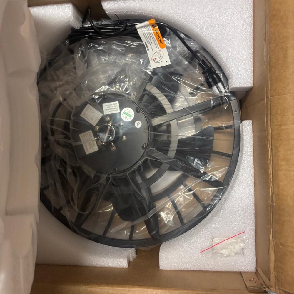 20" Outdoor Ceiling Fan with Light Caged Ceiling Fan 3CCT - Picture 10 of 11
